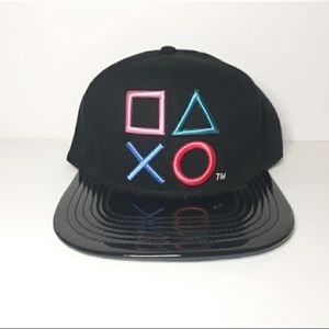 Playstation One Size Fits Most Shiny Brim SnapBack